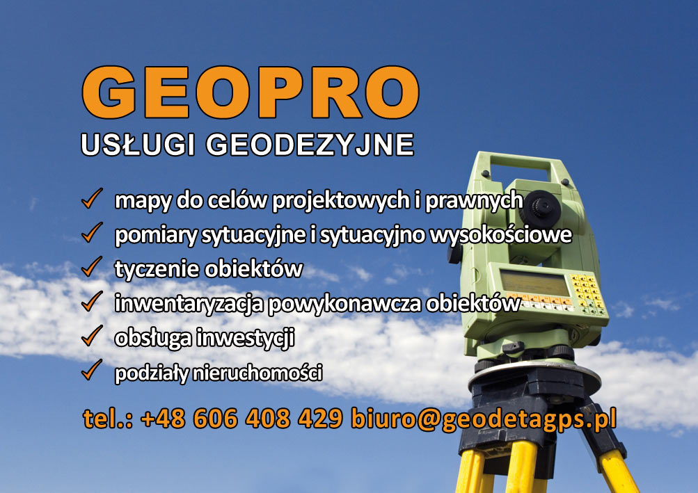 GEOPRO usługi geodezyjne